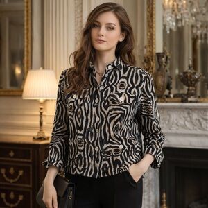 Ruby Rd. Favorites women’s size 12 abstract print casual office.